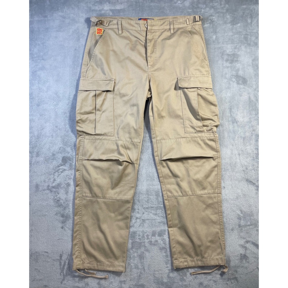 Empyre Mens Cargo Pants 32 Khaki Tan Skater Streetwear